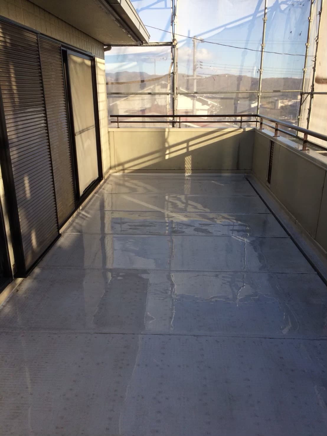 赤磐市 M様邸 ベランダ防水工事の画像