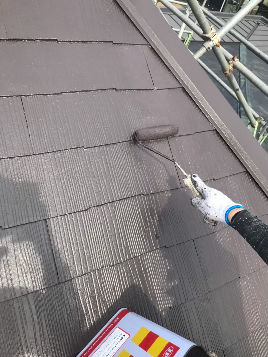 倉敷市 飲食店 屋根塗装の画像